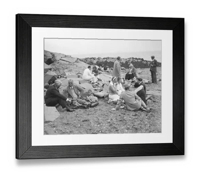 Framed Print : President Roosevelt and Family on Picnic Framed Print : President Roosevelt and Family on Picnic