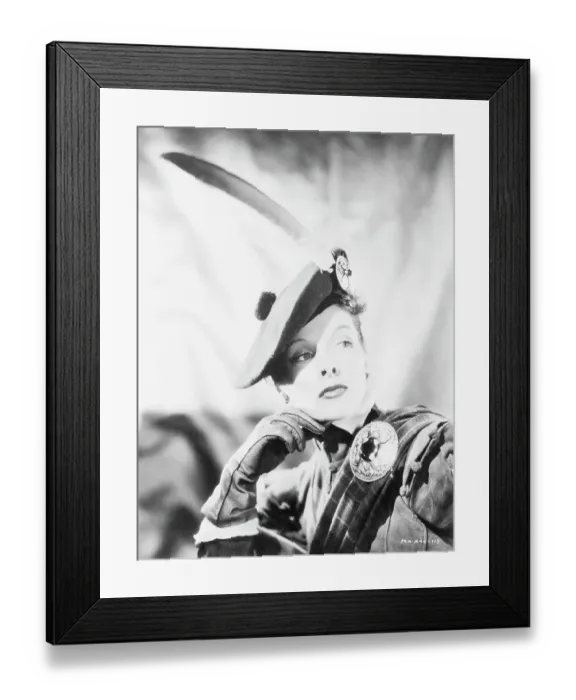 Framed Print : Actress Katharine Hepburn in Costume Framed Print : Actress Katharine Hepburn in Costume