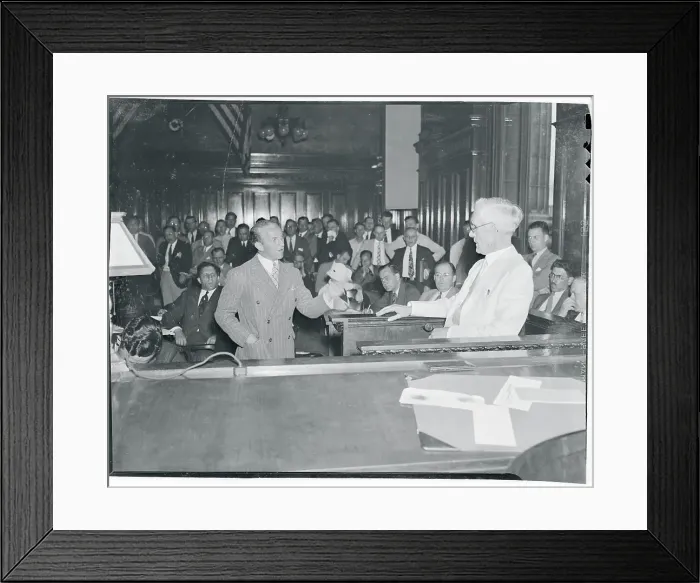 Framed Print : Attorney Questioning Francis Townsend Framed Print : Attorney Questioning Francis Townsend