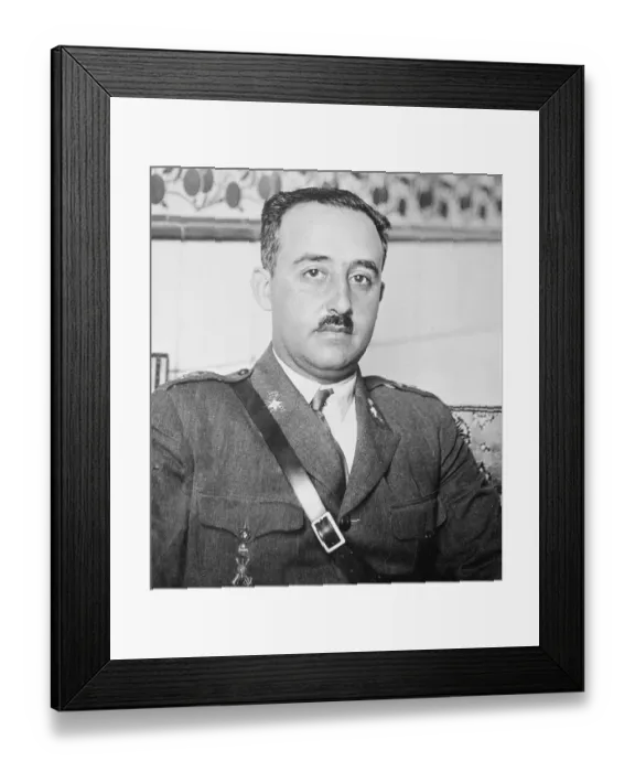 Framed Print : General Francisco Franco Framed Print : General Francisco Franco