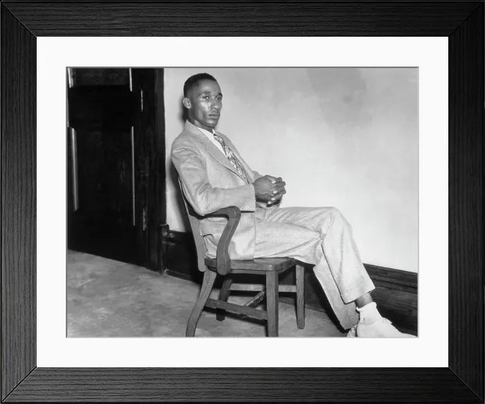 Framed Print : Lloyd L. Gaines During Suit Against University of Missouri Framed Print : Lloyd L. Gaines During Suit Against University of Missouri