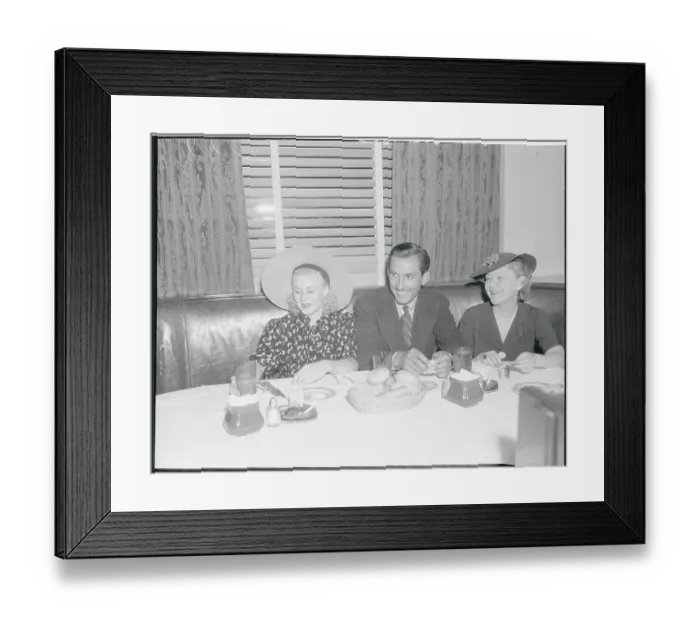 Framed Print : Portrait of Ginger Rogers, Earl Eby and Lela Rogers Framed Print : Portrait of Ginger Rogers, Earl Eby and Lela Rogers