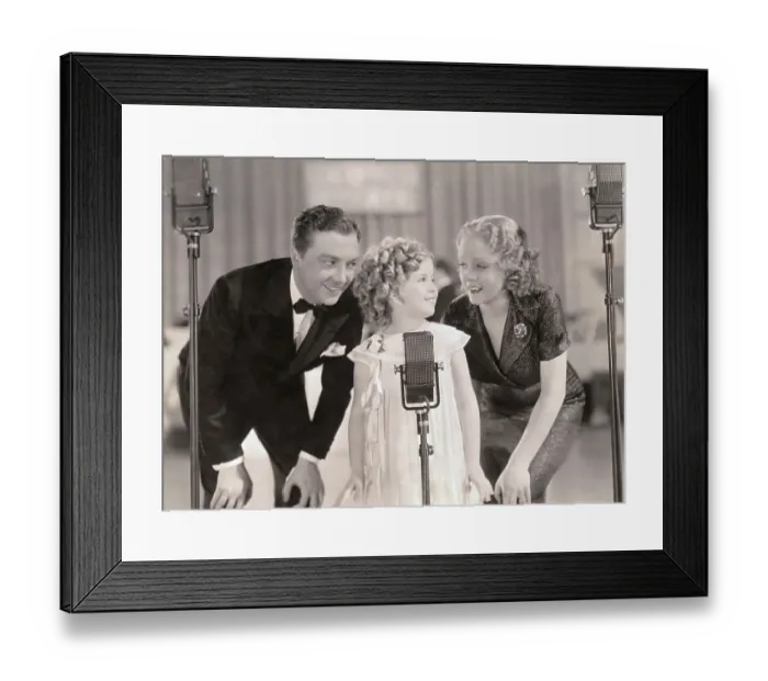 Framed Print : Actress Shirley Temple and Costars Performing with Band Framed Print : Actress Shirley Temple and Costars Performing with Band