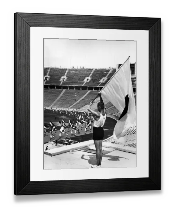 Framed Print : Berlin Olympic Rehearsal
