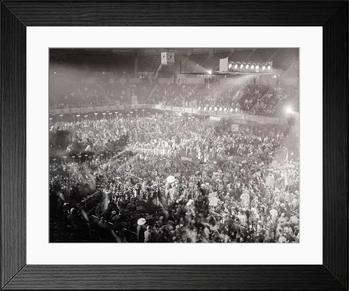 Framed Print : View of Democratic National Convention Framed Print : View of Democratic National Convention