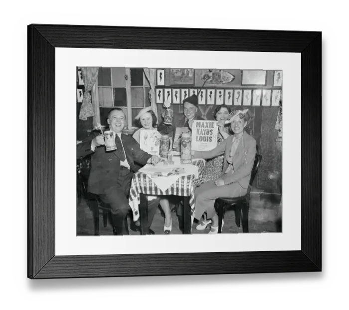Framed Print : German-Americans Celebrating Max Schmeling's Victory Framed Print : German-Americans Celebrating Max Schmeling's Victory