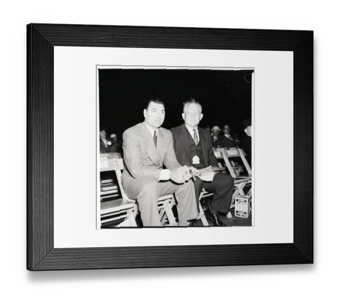 Framed Print : Jack Dempsey And William Doc Morris