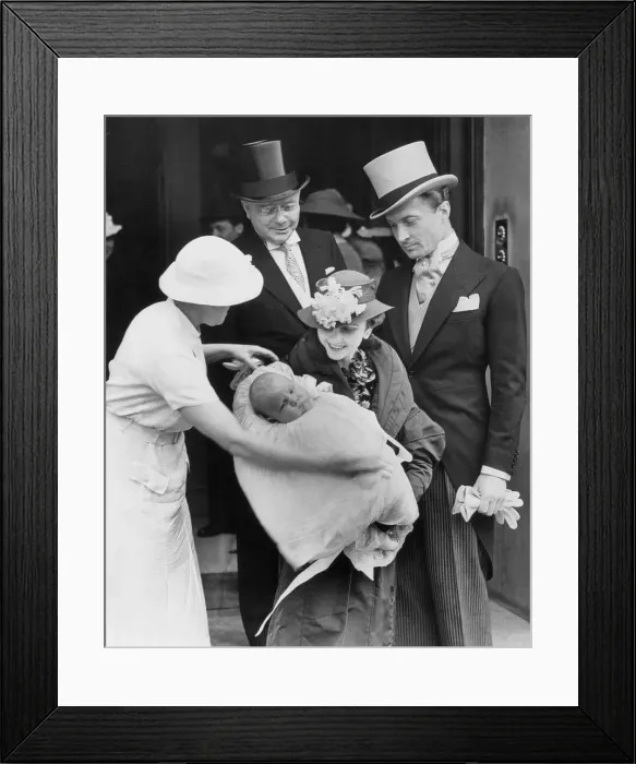 Framed Print : Barbara Hutton Holding Infant Framed Print : Barbara Hutton Holding Infant
