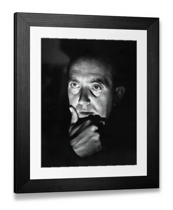 Framed Print : Portrait of Fritz Lang Framed Print : Portrait of Fritz Lang