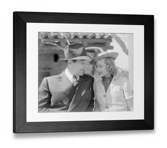 Framed Print : Lucille Ball With Her Fiance Broderick Crawford Framed Print : Lucille Ball With Her Fiance Broderick Crawford