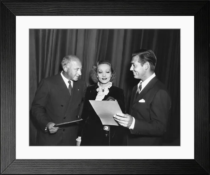 Framed Print : Cecil B. Demille and Friends Broadcasting a Show Framed Print : Cecil B. Demille and Friends Broadcasting a Show