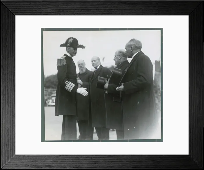 Framed Print : Sweden's King Christian X and Ministers Framed Print : Sweden's King Christian X and Ministers