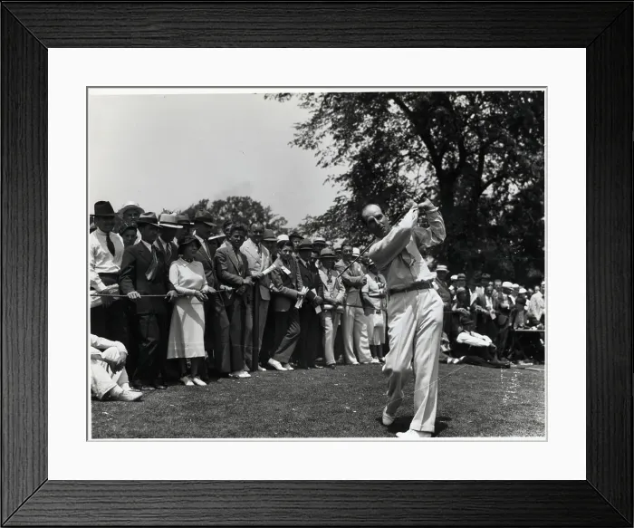 Framed Print : Man Golfing Framed Print : Man Golfing
