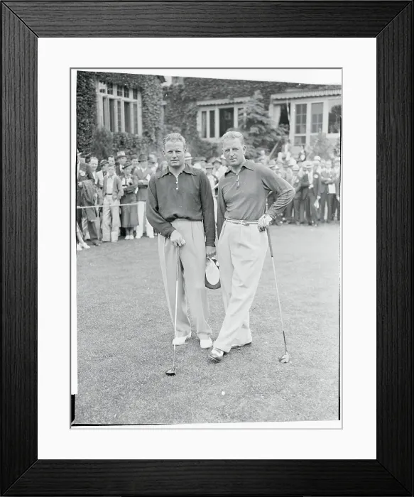 Framed Print : Jimmy Thompson and Craig Wood