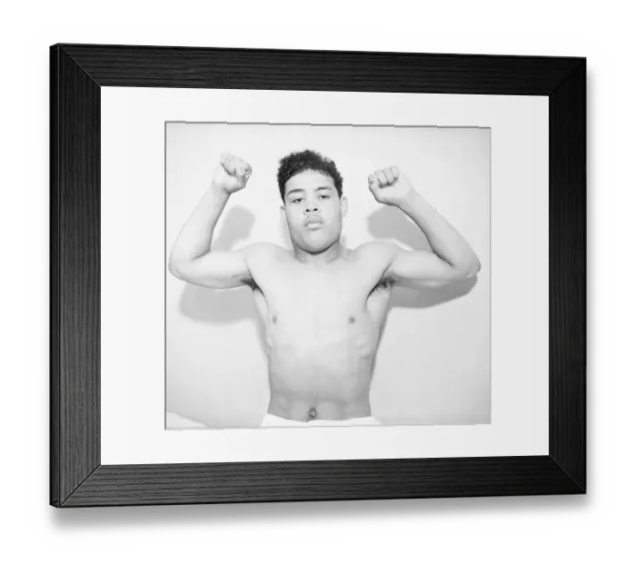 Framed Print : Joe Louis Flexing Arm Muscles Framed Print : Joe Louis Flexing Arm Muscles