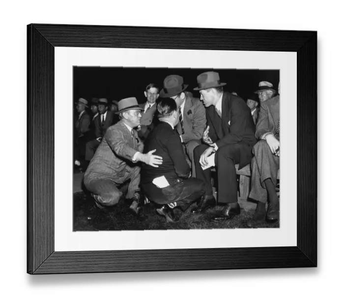 Framed Print : Damon Tunney & Gene Tunney, Group Of Men Framed Print : Damon Tunney & Gene Tunney, Group Of Men