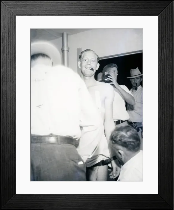 Framed Print : Preparing Murderer for Gas Chamber Framed Print : Preparing Murderer for Gas Chamber
