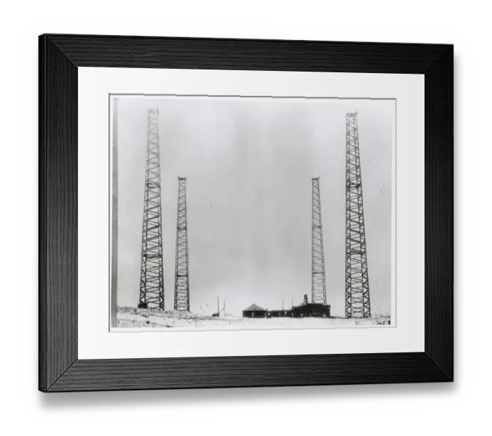 Framed Print : Wireless Station in Massachusetts