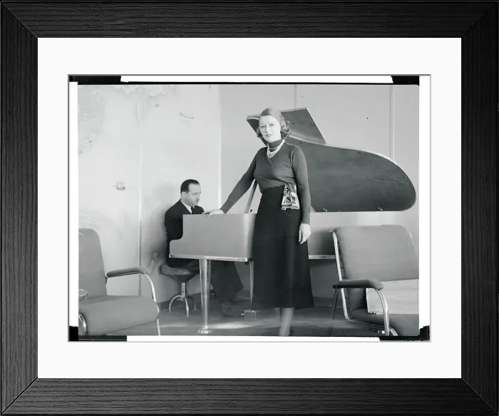 Framed Print : Lady Wilkins Singing By Piano Framed Print : Lady Wilkins Singing By Piano