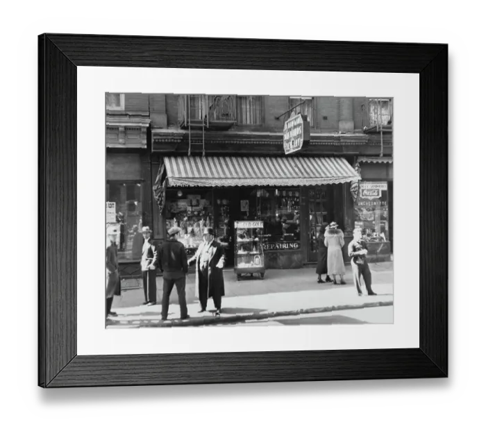 Framed Print : Abraham Kaufman's Jewellery Store, Brooklyn Framed Print : Abraham Kaufman's Jewellery Store, Brooklyn