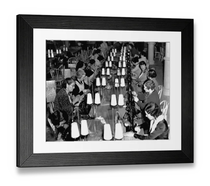 Framed Print : WPA Workers Sewing Clothes Framed Print : WPA Workers Sewing Clothes