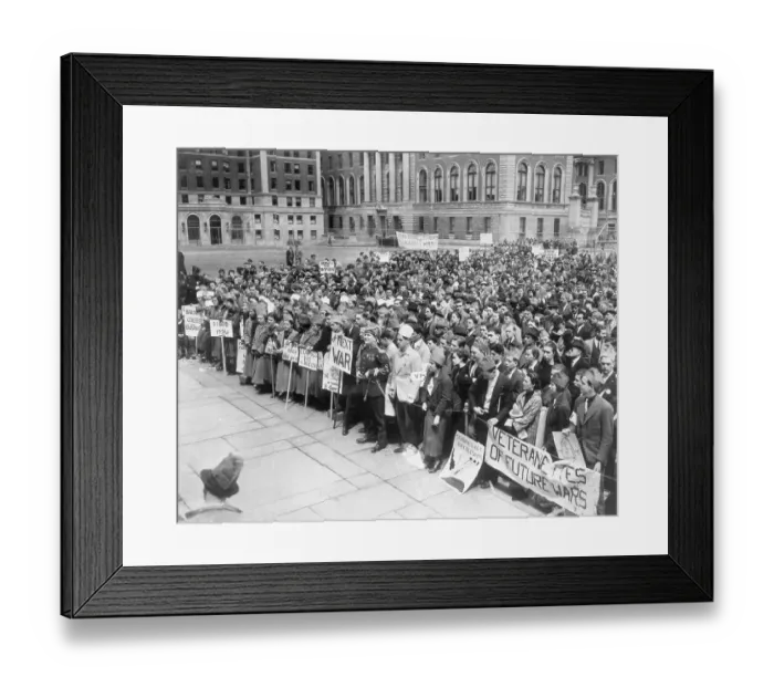 Framed Print : Anti War Protesters at Columbia University Framed Print : Anti War Protesters at Columbia University