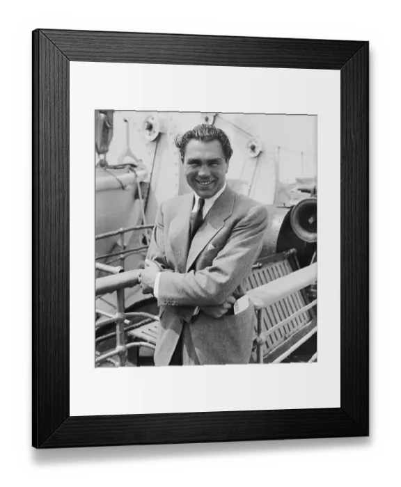 Framed Print : Portrait of Max Schmeling Framed Print : Portrait of Max Schmeling