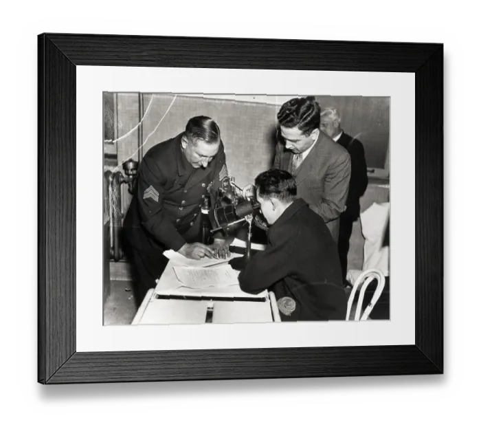 Framed Print : Police Supervise Of Drunk Detector Test Framed Print : Police Supervise Of Drunk Detector Test