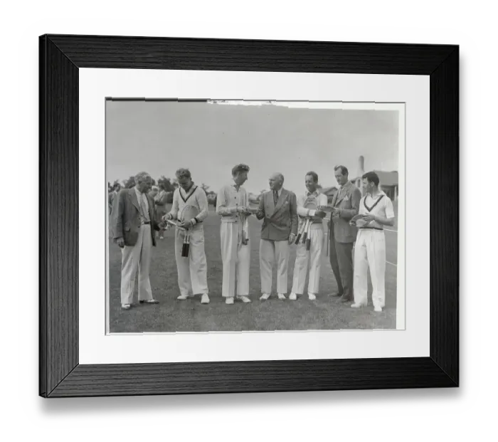 Framed Print : Pinehurst Tennis Champions Receiving Trophies Framed Print : Pinehurst Tennis Champions Receiving Trophies
