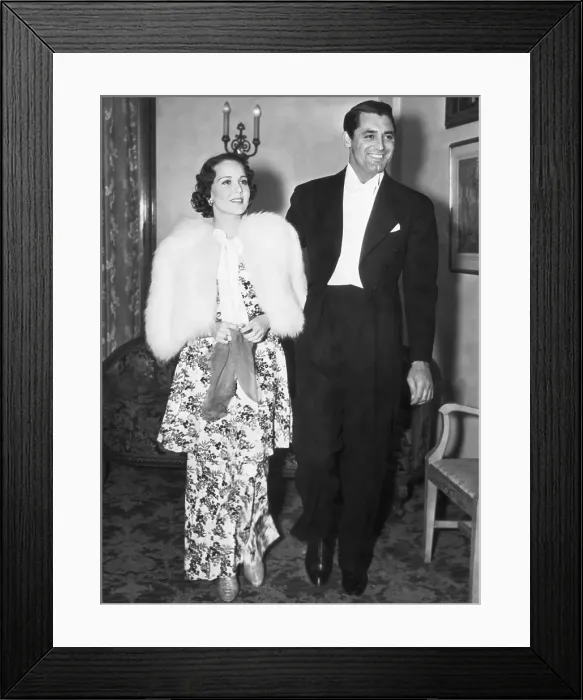 Framed Print : Mary Brian and Cary Grant at Party Framed Print : Mary Brian and Cary Grant at Party