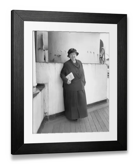 Framed Print : Portrait of Marie Belloc Lowndes