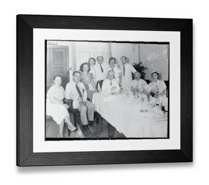 Framed Print : Charlie Chaplin Posing with Colleagues Framed Print : Charlie Chaplin Posing with Colleagues