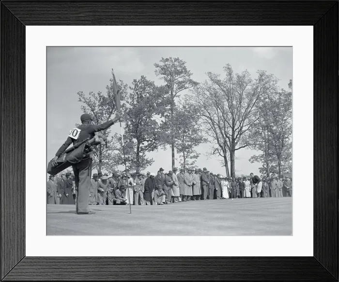 Framed Print : Bobby Jones Putting Framed Print : Bobby Jones Putting