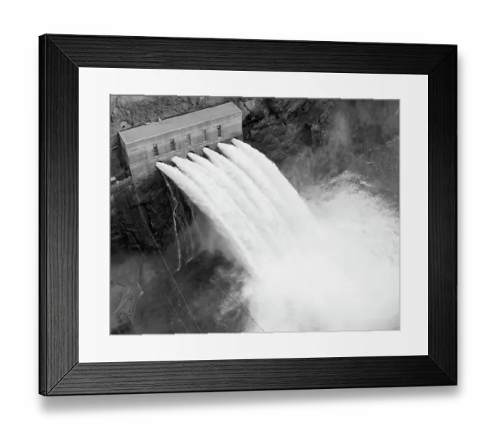 Framed Print : Irrigation Valves at Boulder Dam Framed Print : Irrigation Valves at Boulder Dam