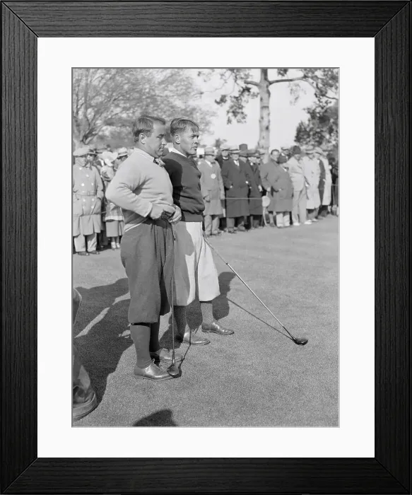 Framed Print : Bobby Jones with Gene Sarazen Framed Print : Bobby Jones with Gene Sarazen