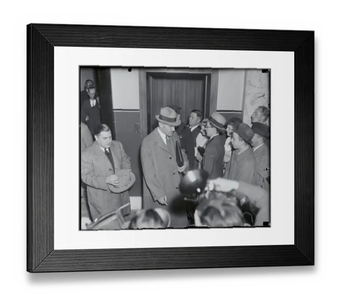 Framed Print : Governor Harold Hoffman Passing Congregation Framed Print : Governor Harold Hoffman Passing Congregation