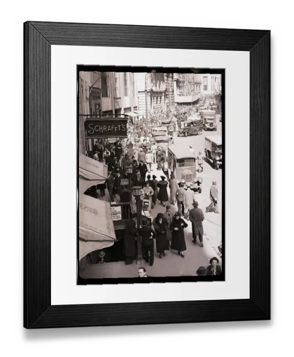 Framed Print : Busy Day on Wall Street Framed Print : Busy Day on Wall Street