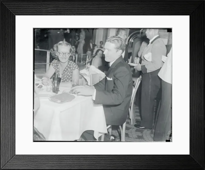 Framed Print : Bette Davis, Wearing Glasses At Restaurant Framed Print : Bette Davis, Wearing Glasses At Restaurant