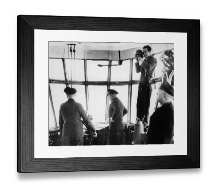 Framed Print : Control Room of the Graf Zeppelin