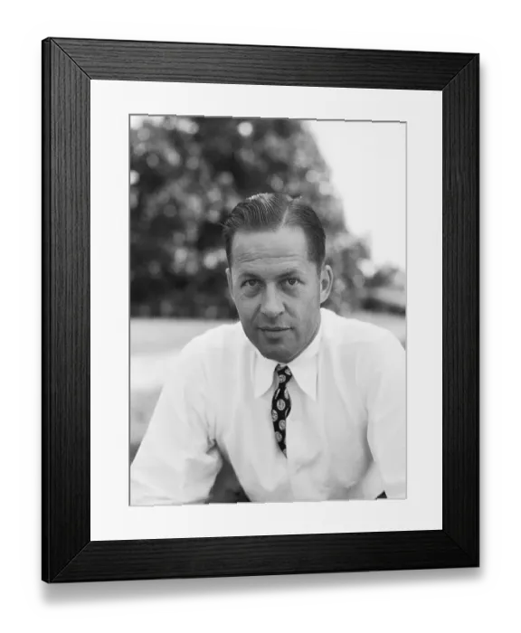 Framed Print : Portrait of Bobby Jones Framed Print : Portrait of Bobby Jones