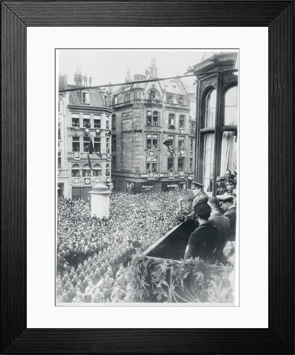 Framed Print : Goering Addressing the Public Framed Print : Goering Addressing the Public