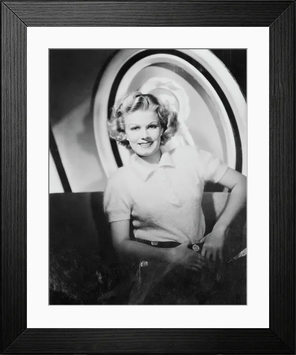 Framed Print : Actress Jean Harlow in Playful Pose Framed Print : Actress Jean Harlow in Playful Pose