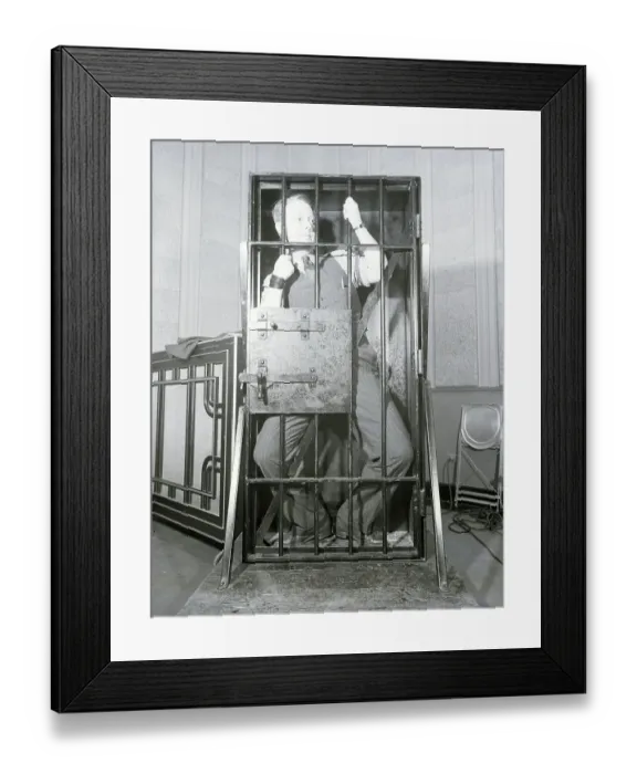 Framed Print : Soundman In Cell Posing;Getting Clang So Framed Print : Soundman In Cell Posing;Getting Clang So