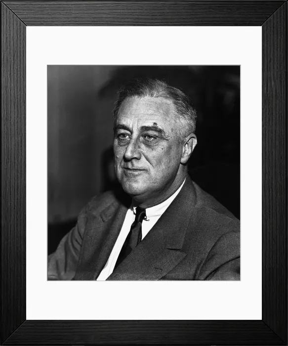 Framed Print : Portrait of President Franklin D Roosevelt Framed Print : Portrait of President Franklin D Roosevelt
