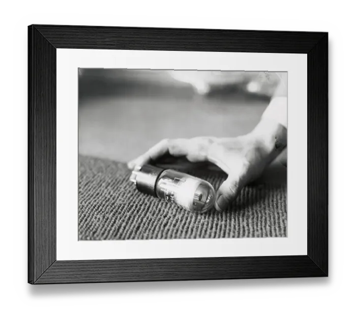 Framed Print : View of the Radio Tube Framed Print : View of the Radio Tube