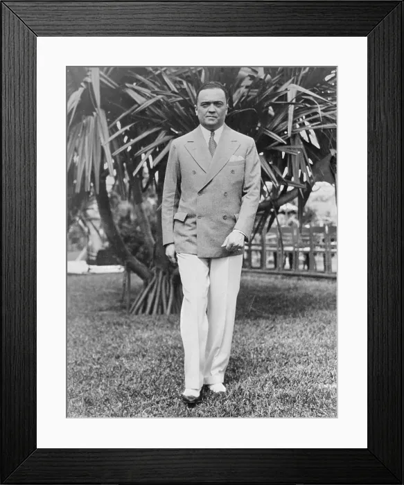 Framed Print : Portrait of J. Edgar Hoover Framed Print : Portrait of J. Edgar Hoover