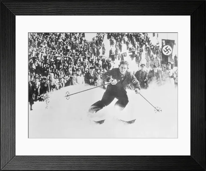 Framed Print : Olympic Skier Christel Cranz Framed Print : Olympic Skier Christel Cranz