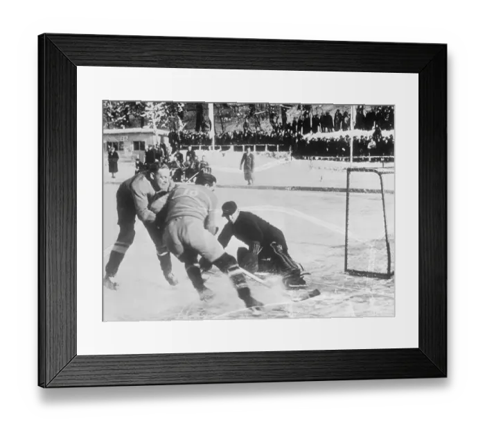 Framed Print : German Hockey Team Scoring on Japan Framed Print : German Hockey Team Scoring on Japan