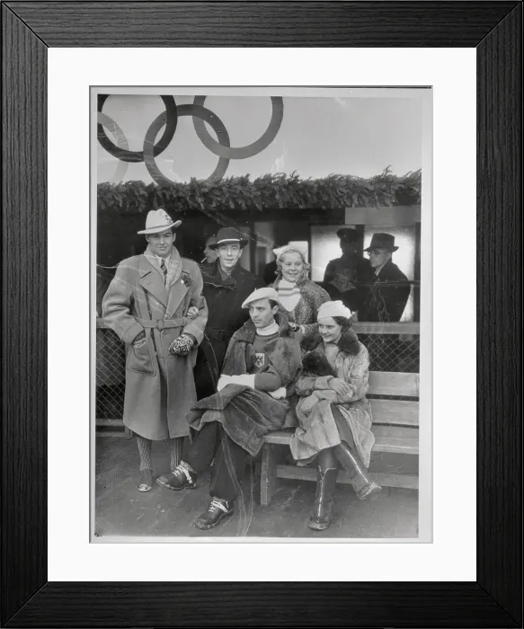 Framed Print : Olympic Figure Skaters Framed Print : Olympic Figure Skaters
