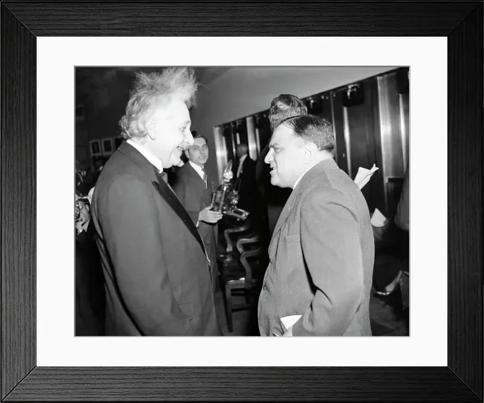 Framed Print : Albert Einstein Chatting with Fiorello LaGuardia Framed Print : Albert Einstein Chatting with Fiorello LaGuardia